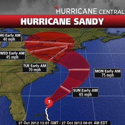 Hurricane Sandy Impacts Chincoteague Island